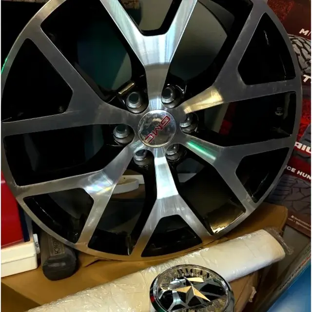 Machined-face wheel in stock